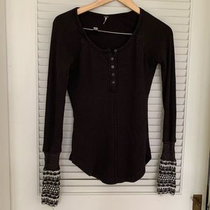 Free People Ski Lodge Cuff Thermal